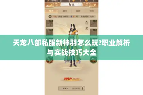天龙八部私服新神羽怎么玩?职业解析与实战技巧大全