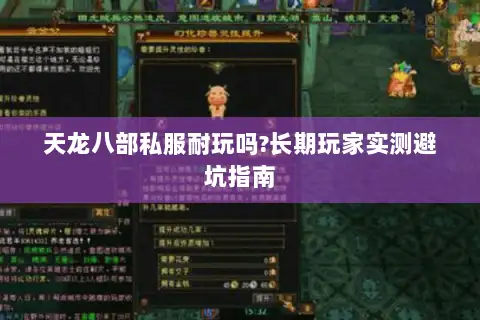 天龙八部私服耐玩吗?长期玩家实测避坑指南 天龙八部私服耐玩吗?长期玩家实测避坑指南