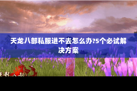 天龙八部私服进不去怎么办?5个必试解决方案 天龙八部私服进不去怎么办?5个必试解决方案