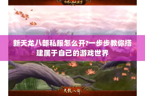 新天龙八部私服怎么开?一步步教你搭建属于自己的游戏世界 新天龙八部私服怎么开?一步步教你搭建属于自己的游戏世界