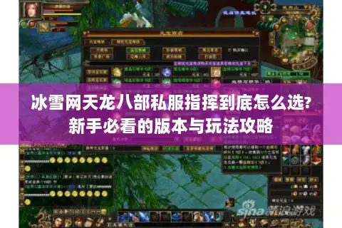 冰雪网天龙八部私服指挥到底怎么选?新手必看的版本与玩法攻略
