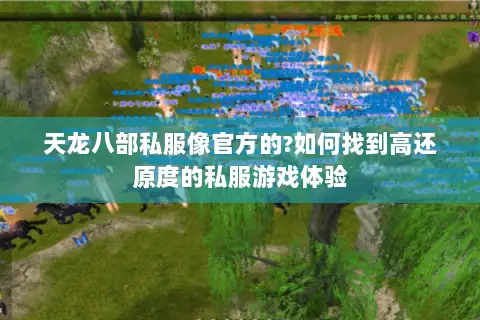 天龙八部私服像官方的?如何找到高还原度的私服游戏体验