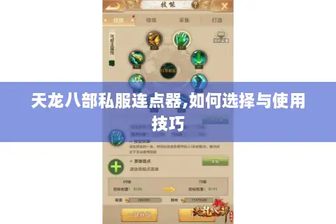 天龙八部私服连点器,如何选择与使用技巧