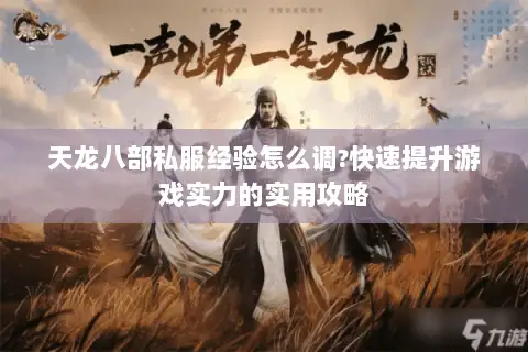 天龙八部私服经验怎么调?快速提升游戏实力的实用攻略