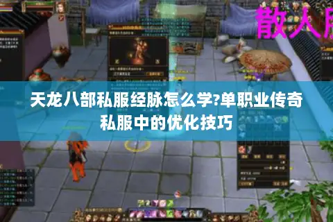 天龙八部私服经脉怎么学?单职业传奇私服中的优化技巧
