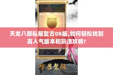 天龙八部私服复古08版,如何轻松找到高人气版本和玩法攻略?