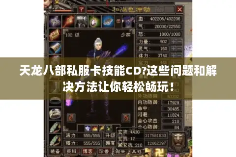 天龙八部私服卡技能CD?这些问题和解决方法让你轻松畅玩! 天龙八部私服卡技能CD?这些问题和解决方法让你轻松畅玩!