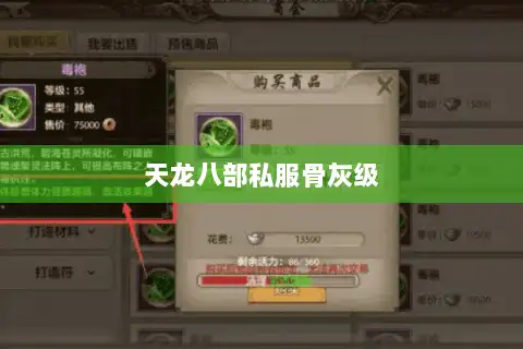 天龙八部私服骨灰级