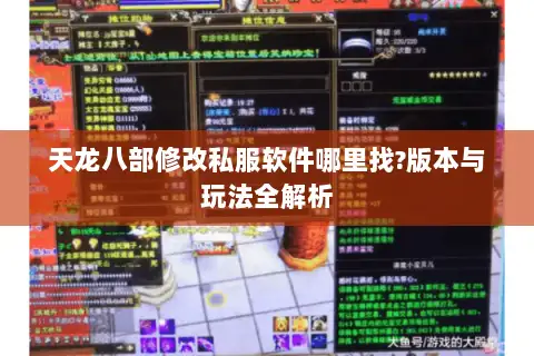 天龙八部修改私服软件哪里找?版本与玩法全解析