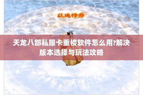天龙八部私服卡重楼软件怎么用?解决版本选择与玩法攻略