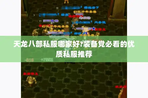 天龙八部私服哪家好?装备党必看的优质私服推荐