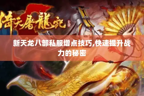 新天龙八部私服增点技巧,快速提升战力的秘密
