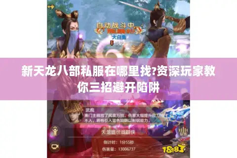 新天龙八部私服在哪里找?资深玩家教你三招避开陷阱
