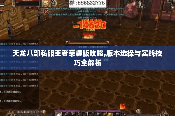天龙八部私服王者荣耀版攻略,版本选择与实战技巧全解析