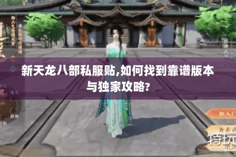 新天龙八部私服贴,如何找到靠谱版本与独家攻略?