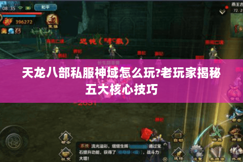 天龙八部私服神域怎么玩?老玩家揭秘五大核心技巧 天龙八部私服神域怎么玩?老玩家揭秘五大核心技巧