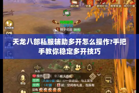 天龙八部私服辅助多开怎么操作?手把手教你稳定多开技巧