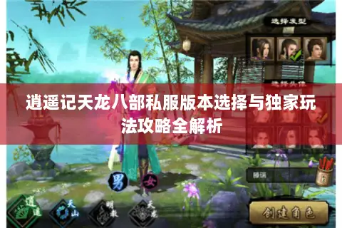 逍遥记天龙八部私服版本选择与独家玩法攻略全解析 逍遥记天龙八部私服版本选择与独家玩法攻略全解析
