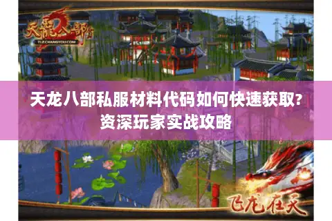 天龙八部私服材料代码如何快速获取?资深玩家实战攻略 天龙八部私服材料代码如何快速获取?资深玩家实战攻略