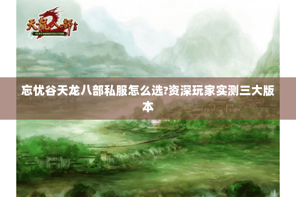 忘忧谷天龙八部私服怎么选?资深玩家实测三大版本