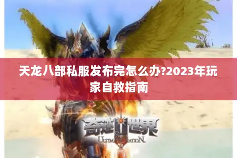 天龙八部私服发布完怎么办?2023年玩家自救指南