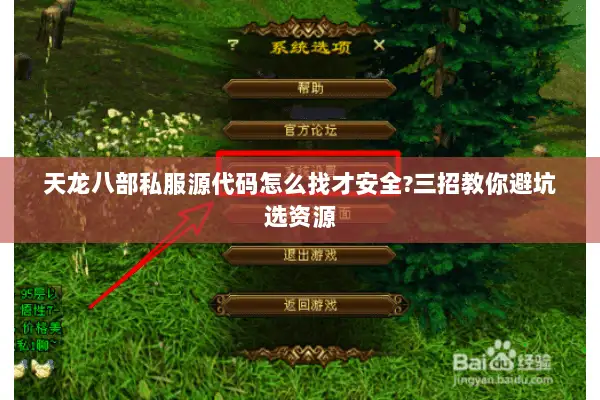 天龙八部私服源代码怎么找才安全?三招教你避坑选资源