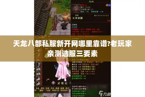 天龙八部私服新开网哪里靠谱?老玩家亲测选服三要素 天龙八部私服新开网哪里靠谱?老玩家亲测选服三要素