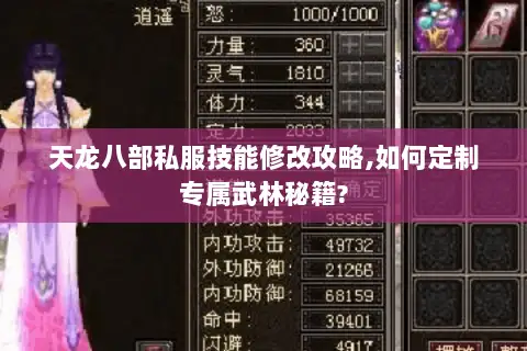 天龙八部私服技能修改攻略,如何定制专属武林秘籍?