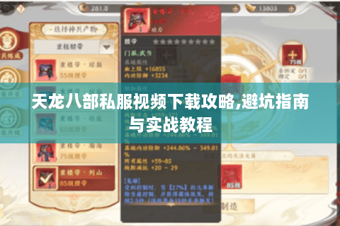 天龙八部私服视频下载攻略,避坑指南与实战教程 天龙八部私服视频下载攻略,避坑指南与实战教程