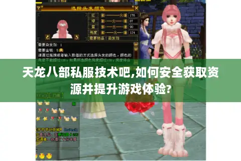 天龙八部私服技术吧,如何安全获取资源并提升游戏体验?
