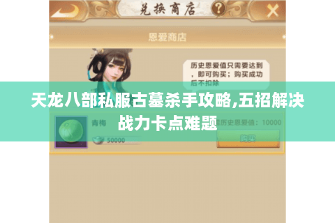 天龙八部私服古墓杀手攻略,五招解决战力卡点难题 天龙八部私服古墓杀手攻略,五招解决战力卡点难题