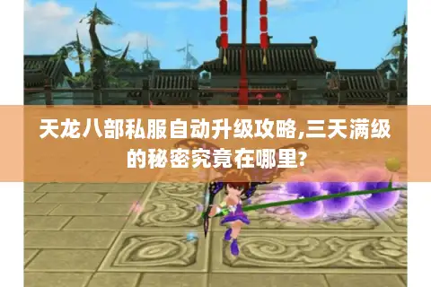 天龙八部私服自动升级攻略,三天满级的秘密究竟在哪里? 天龙八部私服自动升级攻略,三天满级的秘密究竟在哪里?