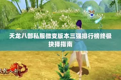 天龙八部私服微变版本三强排行榜终极抉择指南 天龙八部私服微变版本三强排行榜终极抉择指南