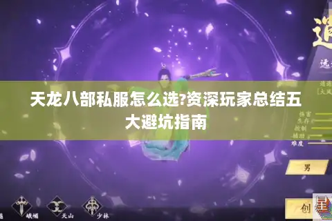 天龙八部私服怎么选?资深玩家总结五大避坑指南 天龙八部私服怎么选?资深玩家总结五大避坑指南