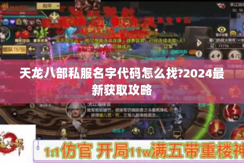 天龙八部私服名字代码怎么找?2024最新获取攻略 天龙八部私服名字代码怎么找?2024最新获取攻略