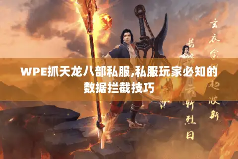 WPE抓天龙八部私服,私服玩家必知的数据拦截技巧 WPE抓天龙八部私服,私服玩家必知的数据拦截技巧