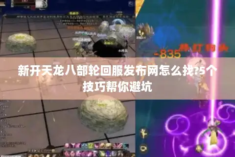 新开天龙八部轮回服发布网怎么找?5个技巧帮你避坑