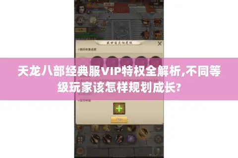 天龙八部经典服VIP特权全解析,不同等级玩家该怎样规划成长? 天龙八部经典服VIP特权全解析,不同等级玩家该怎样规划成长?
