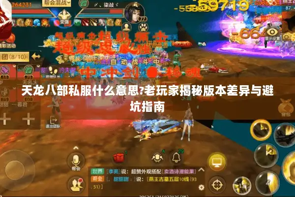 天龙八部私服什么意思?老玩家揭秘版本差异与避坑指南