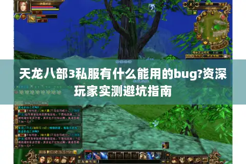 天龙八部3私服有什么能用的bug?资深玩家实测避坑指南 天龙八部3私服有什么能用的bug?资深玩家实测避坑指南
