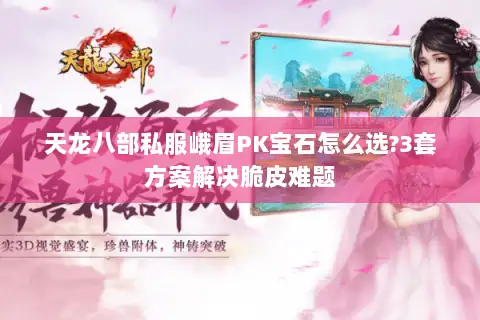 天龙八部私服峨眉PK宝石怎么选?3套方案解决脆皮难题