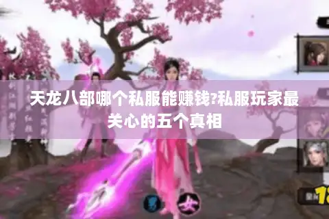 天龙八部哪个私服能赚钱?私服玩家最关心的五个真相